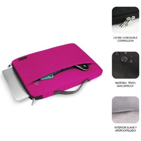 Subblim Funda Elegant Laptop Sleeve 13,3-14 pulg Rosa